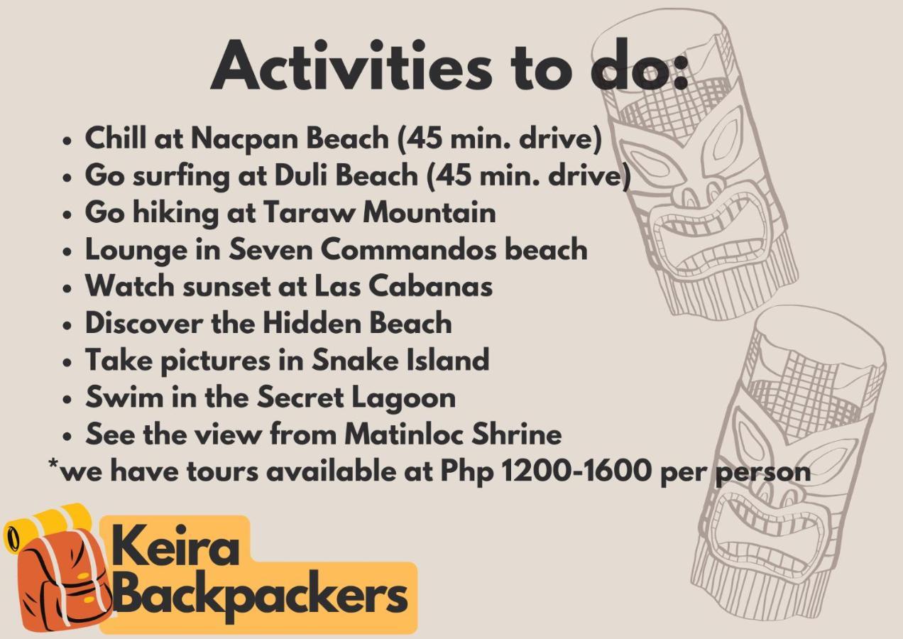 Keira Backpackers Hotel El Nido Exterior photo